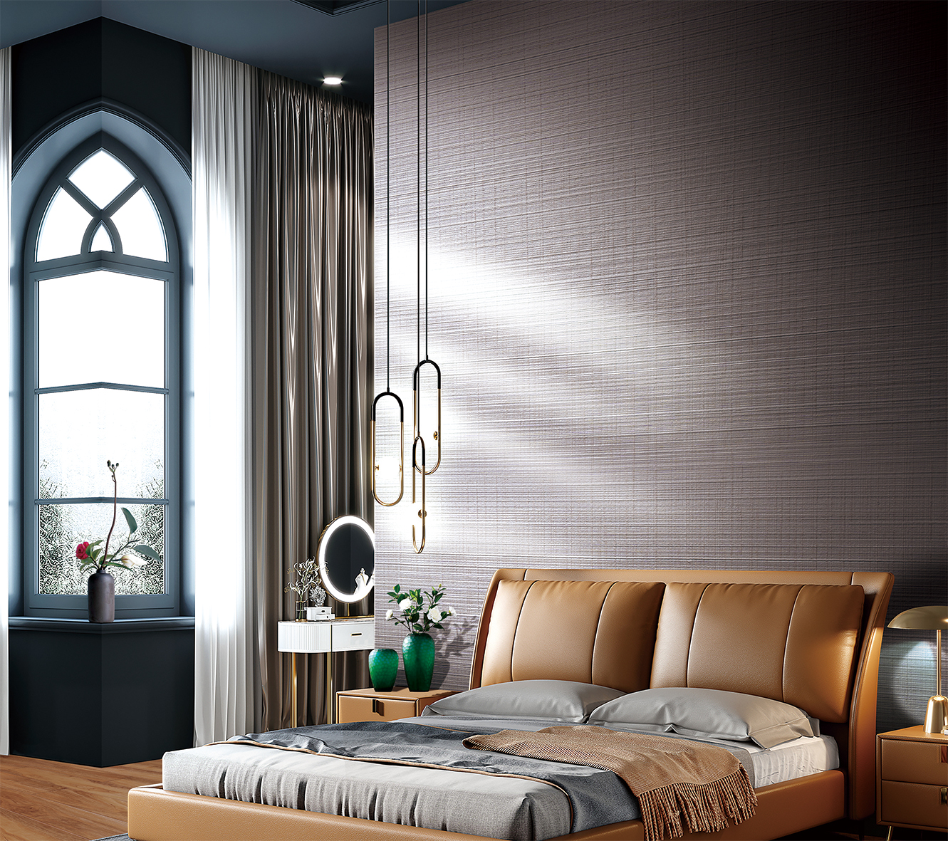 打造中世紀歐洲宮廷高級感，隻要一麵牆就可以